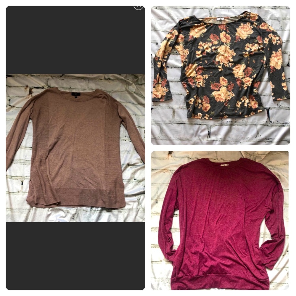 Set of 3 Long Sleeve